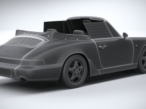 Porsche 911 964 Cabrio 1993 Modelo 3D