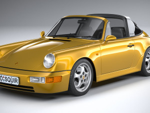 Porsche 911 964 Targa 1993 Modelo 3D