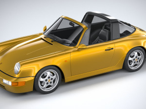 Porsche 911 964 Targa 1993 Modelo 3D