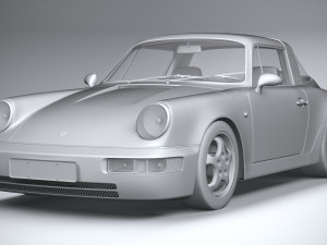 Porsche 911 964 Targa 1993 Modelo 3D