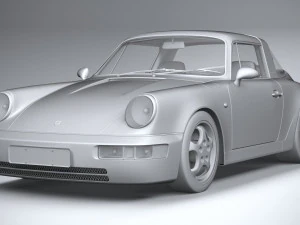Porsche 911 964 Targa 1993 3D Model