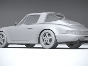 Porsche 911 964 Targa 1993 3D Model