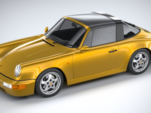 Porsche 911 964 Targa 1993 Modelo 3D