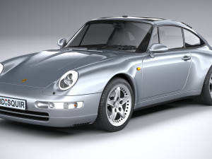 Porsche 911 993 Targa 1995 3Dモデル
