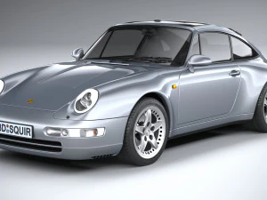 Porsche 911 993 Targa 1995 3D Model