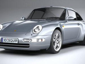 Porsche 911 993 Targa 1995 3Dモデル