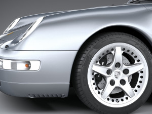 Porsche 911 993 Targa 1995 3Dモデル