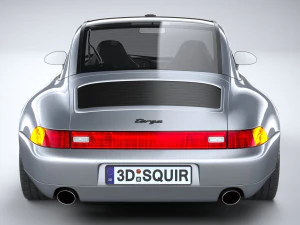 Porsche 911 993 Targa 1995 3D Model