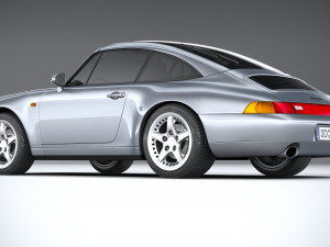 Porsche 911 993 Targa 1995 3Dモデル