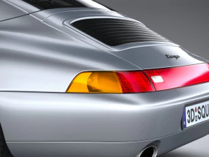 Porsche 911 993 Targa 1995 3D Model