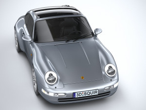 Porsche 911 993 Targa 1995 3Dモデル