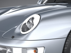 Porsche 911 993 Targa 1995 3Dモデル