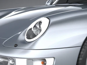 Porsche 911 993 Targa 1995 3D Model