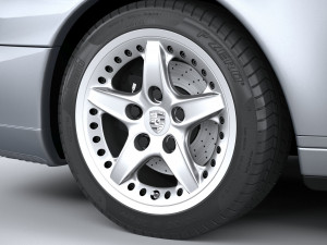 Porsche 911 993 Targa 1995 3Dモデル