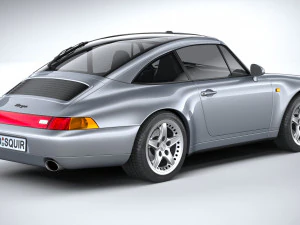 Porsche 911 993 Targa 1995 3D Model