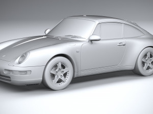 Porsche 911 993 Targa 1995 3Dモデル