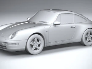 Porsche 911 993 Targa 1995 3D Model