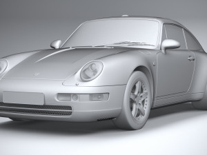 Porsche 911 993 Targa 1995 3Dモデル