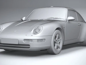 Porsche 911 993 Targa 1995 3D Model