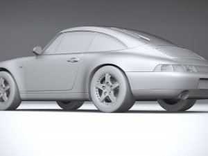 Porsche 911 993 Targa 1995 3Dモデル