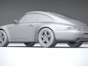 Porsche 911 993 Targa 1995 3D Model