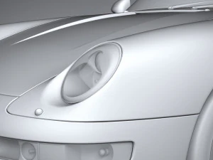 Porsche 911 993 Targa 1995 3D Model