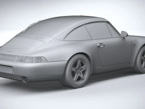 Porsche 911 993 Targa 1995 3D Model