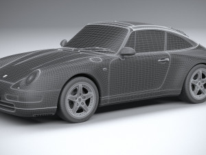 Porsche 911 993 Targa 1995 3Dモデル