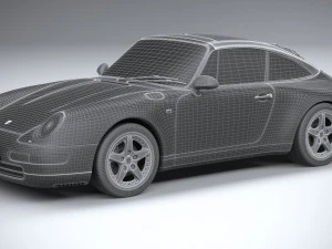 Porsche 911 993 Targa 1995 3D Model