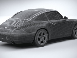 Porsche 911 993 Targa 1995 3Dモデル