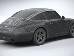 Porsche 911 993 Targa 1995 3D Model