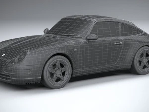 Porsche 911 993 Targa 1995 3D Model