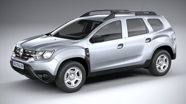 Renault Duster 2022 3D Model .c4d .max .obj .3ds .fbx .stl .blend 