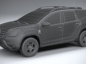 Renault Duster 2022 3D Model