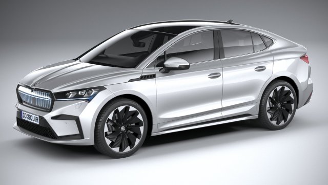 Skoda Enyaq Coupe 2022 3D मॉडल .c4d .max .obj .3ds .fbx .stl .blend 