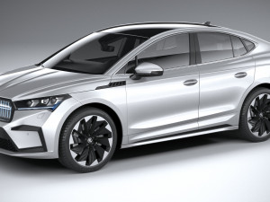 Skoda Enyaq Coupe 2022 3D-Modell