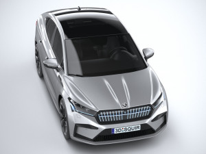 Skoda Enyaq Coupe 2022 3D मॉडल