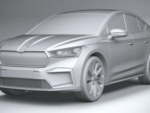Skoda Enyaq Coupe 2022 3D Model