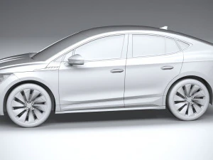 Skoda Enyaq Coupe 2022 3D Model