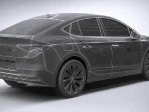 Skoda Enyaq Coupe 2022 3D Model