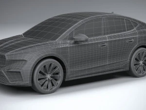Skoda Enyaq Coupe 2022 3D Model