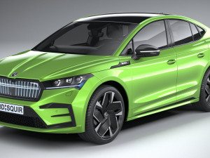 Skoda Enyaq Coupe RS 2022 Modelo 3D