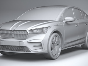 Skoda Enyaq Coupe RS 2022 Modelo 3D