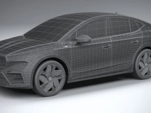 Skoda Enyaq Coup&eacute; RS 2022 Modèle 3D