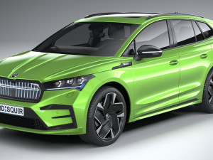 Skoda Enyaq RS 2022 Model 3D