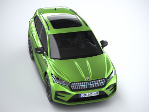 Skoda Enyaq RS 2022 Model 3D