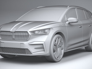 Skoda Enyaq RS 2022 Model 3D