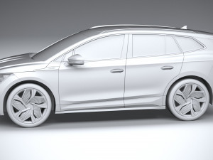 Skoda Enyaq RS 2022 Model 3D