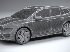 Skoda Enyaq RS 2022 Model 3D