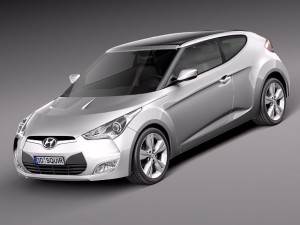 Hyundai Veloster 2012 Modèle 3D